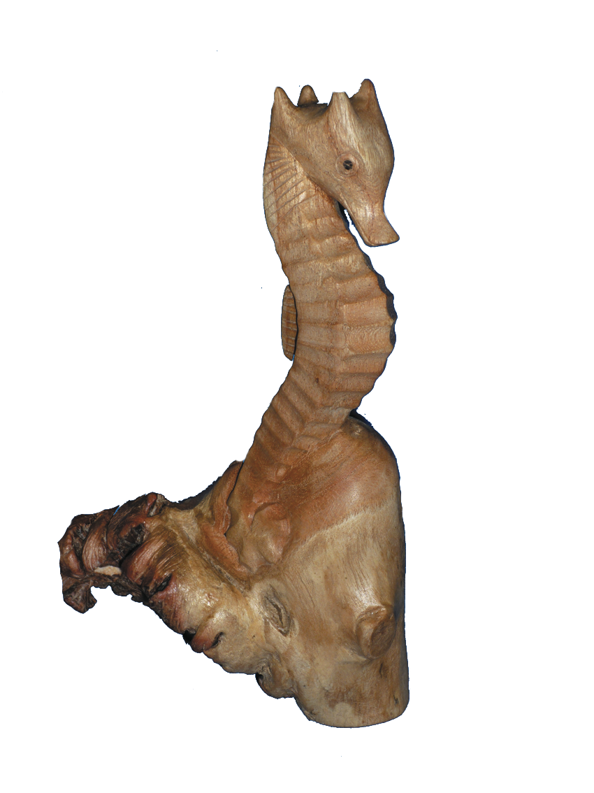 Parasite Seahorse Statue