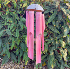 Pink Bamboo Windchime