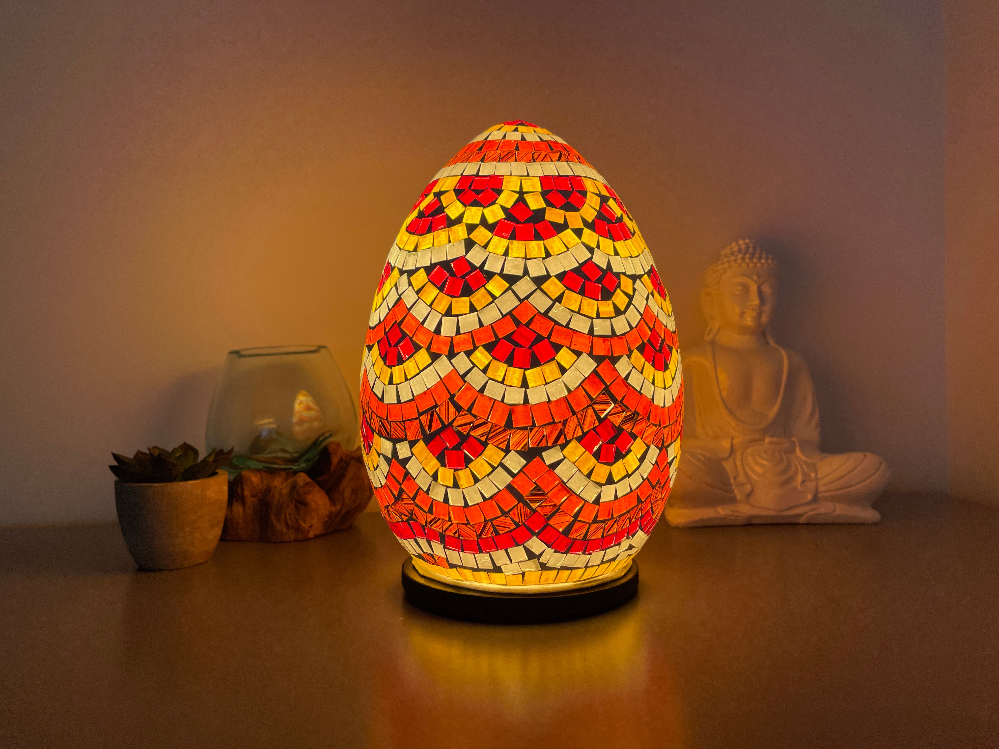 Mosaic Egg Lamp - Assorted Designs