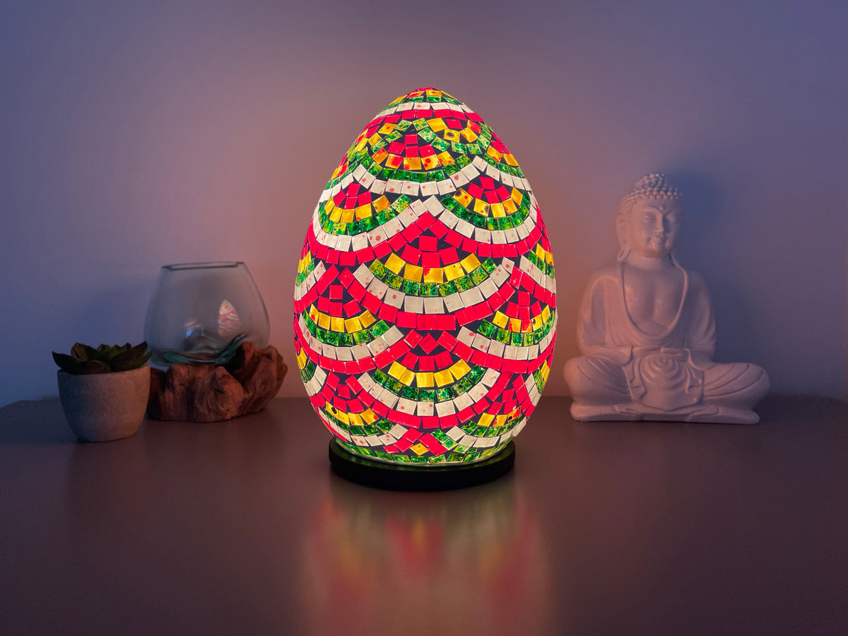 Mosaic Egg Lamp - Assorted Designs