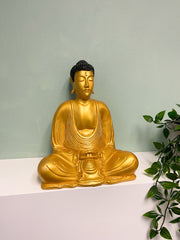 Gold Resin Buddha - Meditation