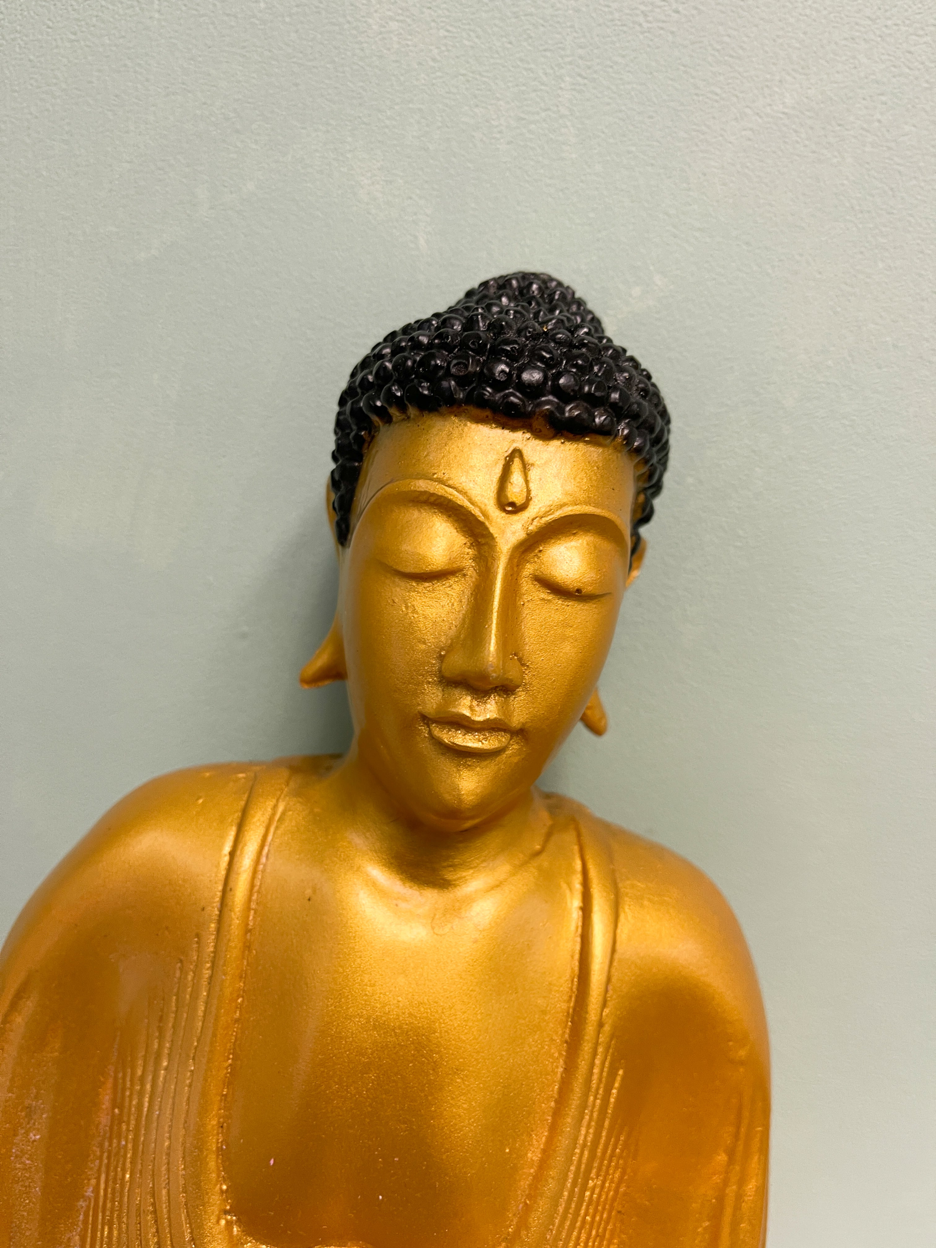 Gold Resin Buddha - Meditation