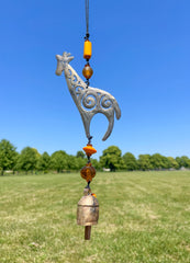 Iron Wind Chimes - Small Giraffe