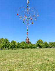 Heart Spinner Iron Wind Chime