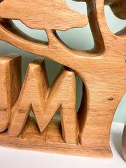 Mum Wooden Carving