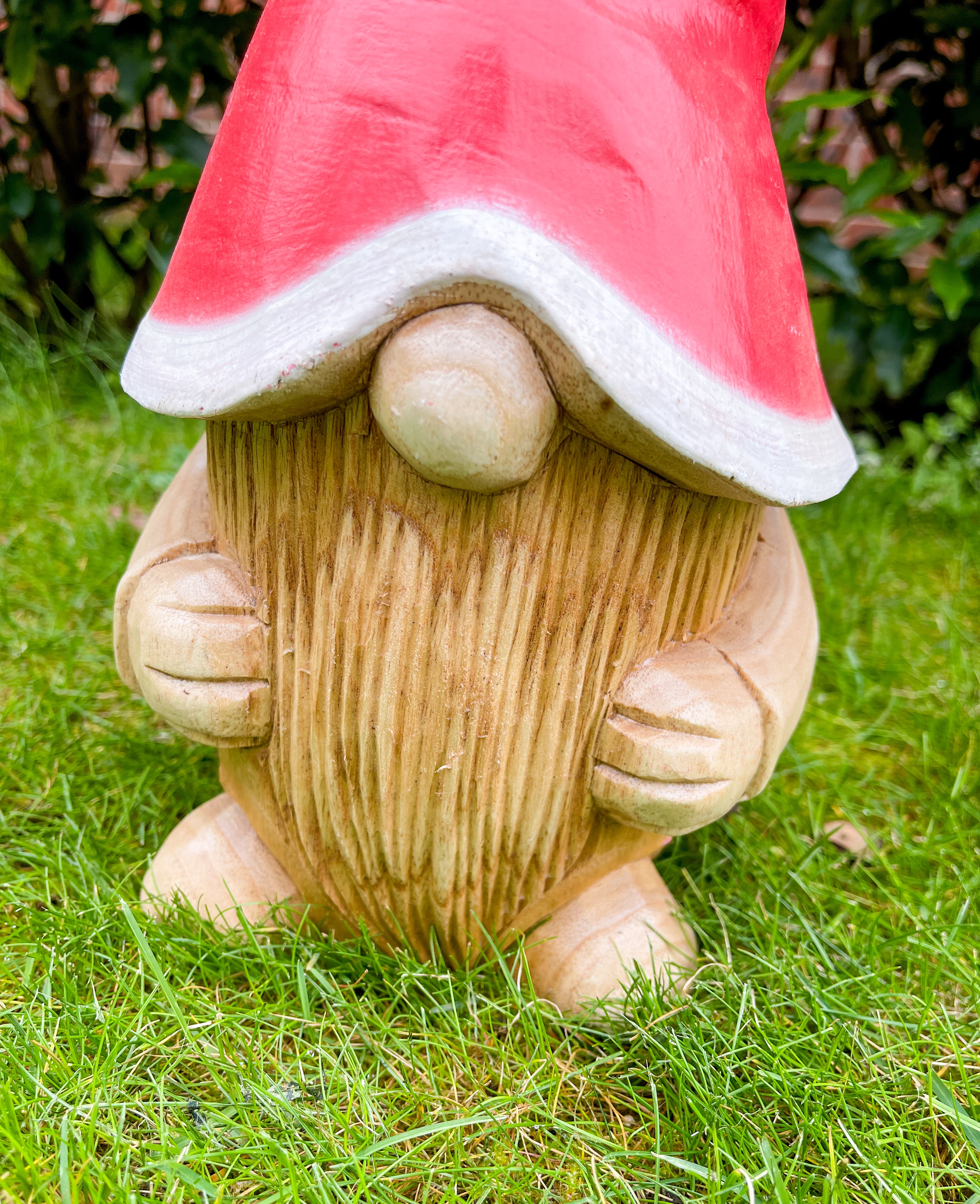 Wooden Gonk With Red Hat