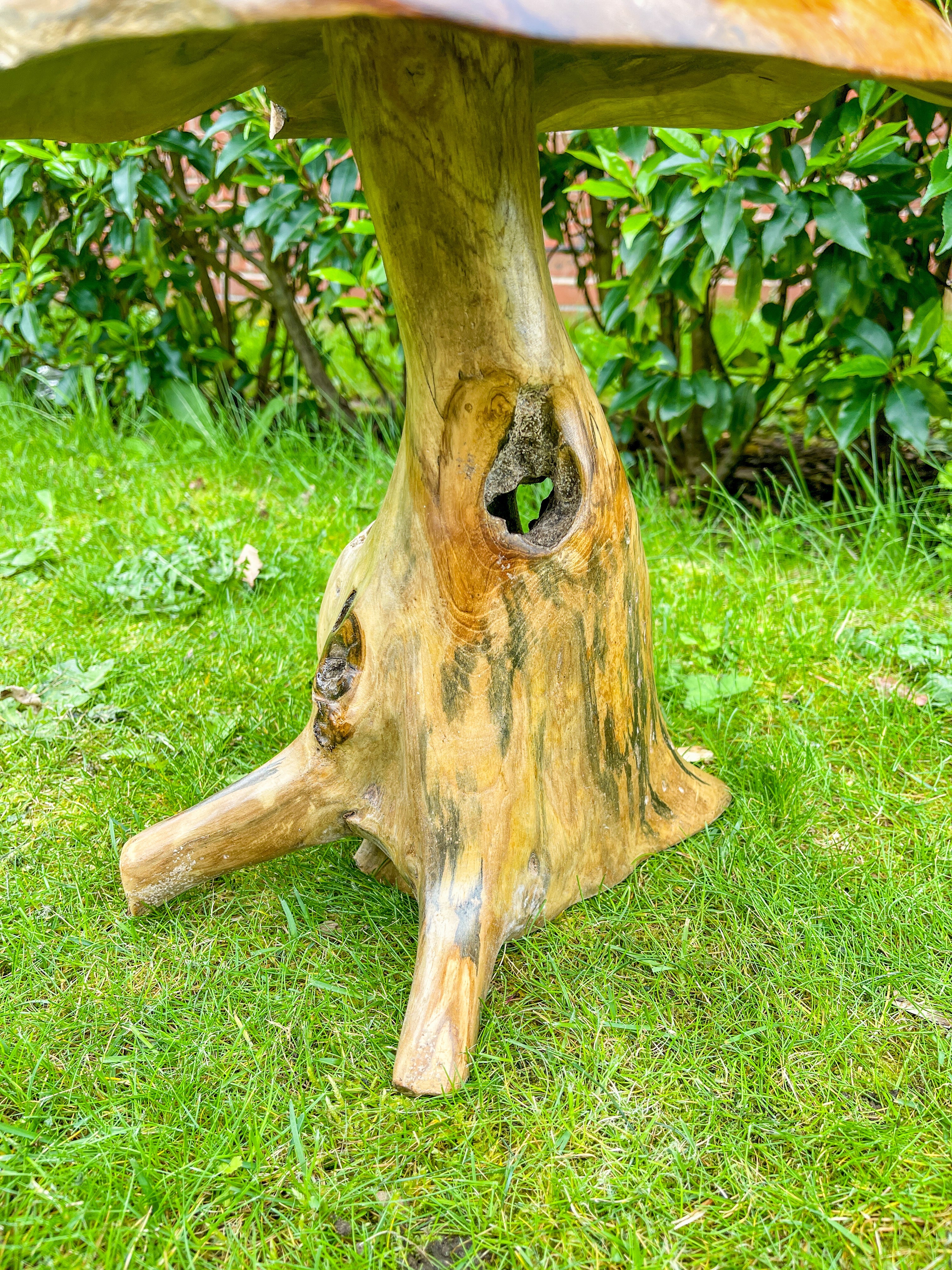Small Teak Mushroom - 30cm