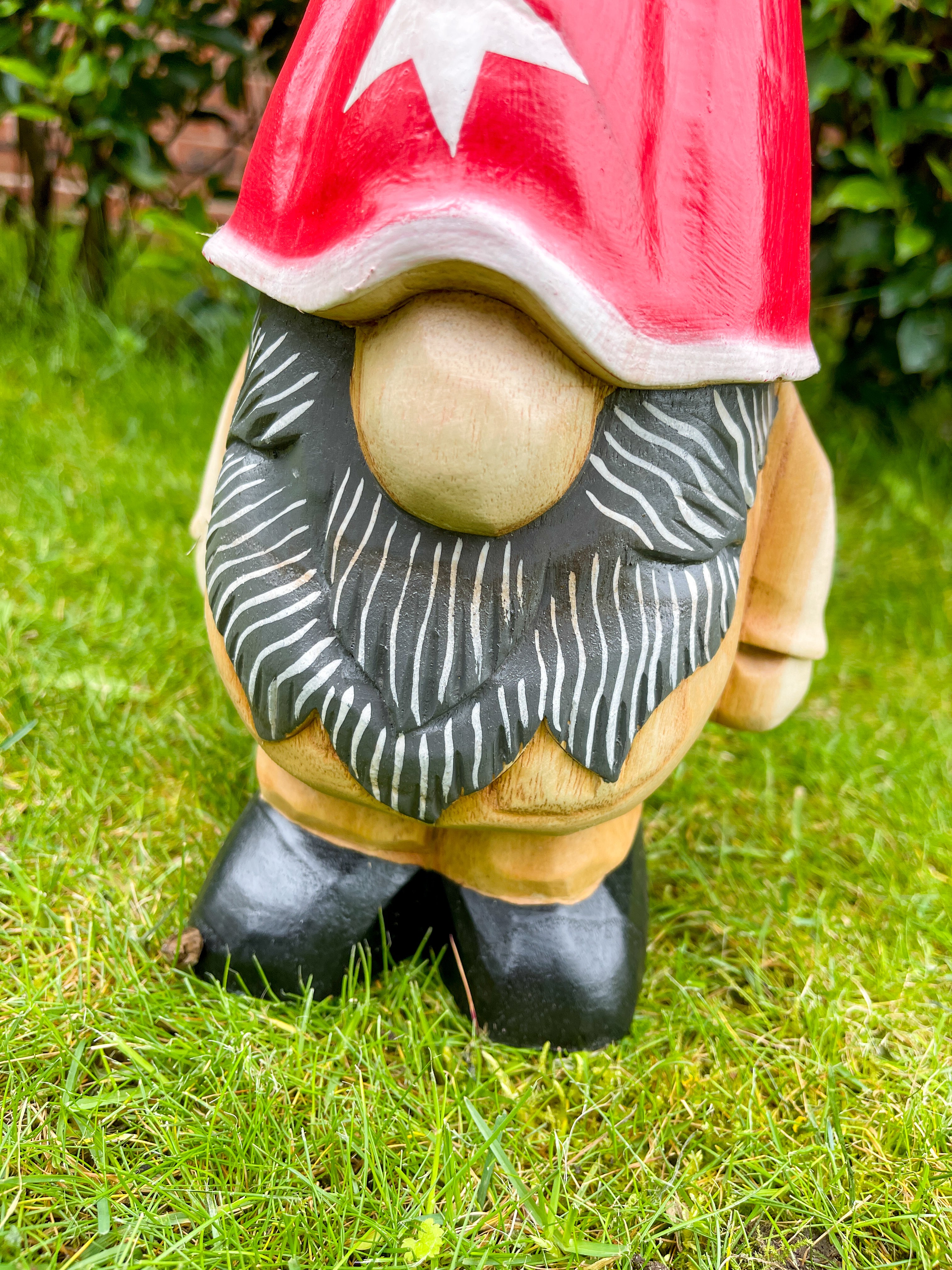 Wooden Gonk With Red Hat