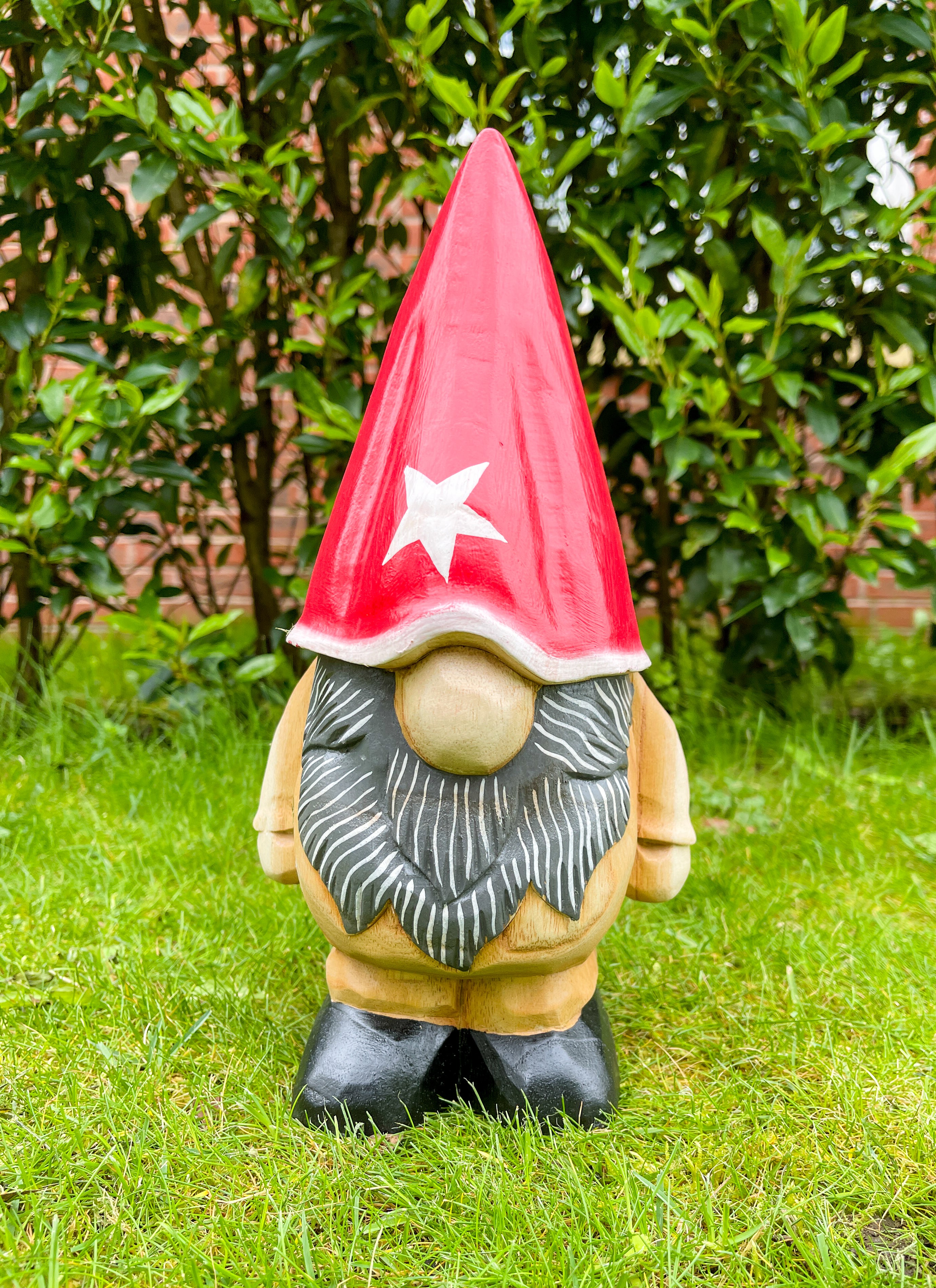 Wooden Gonk With Red Hat