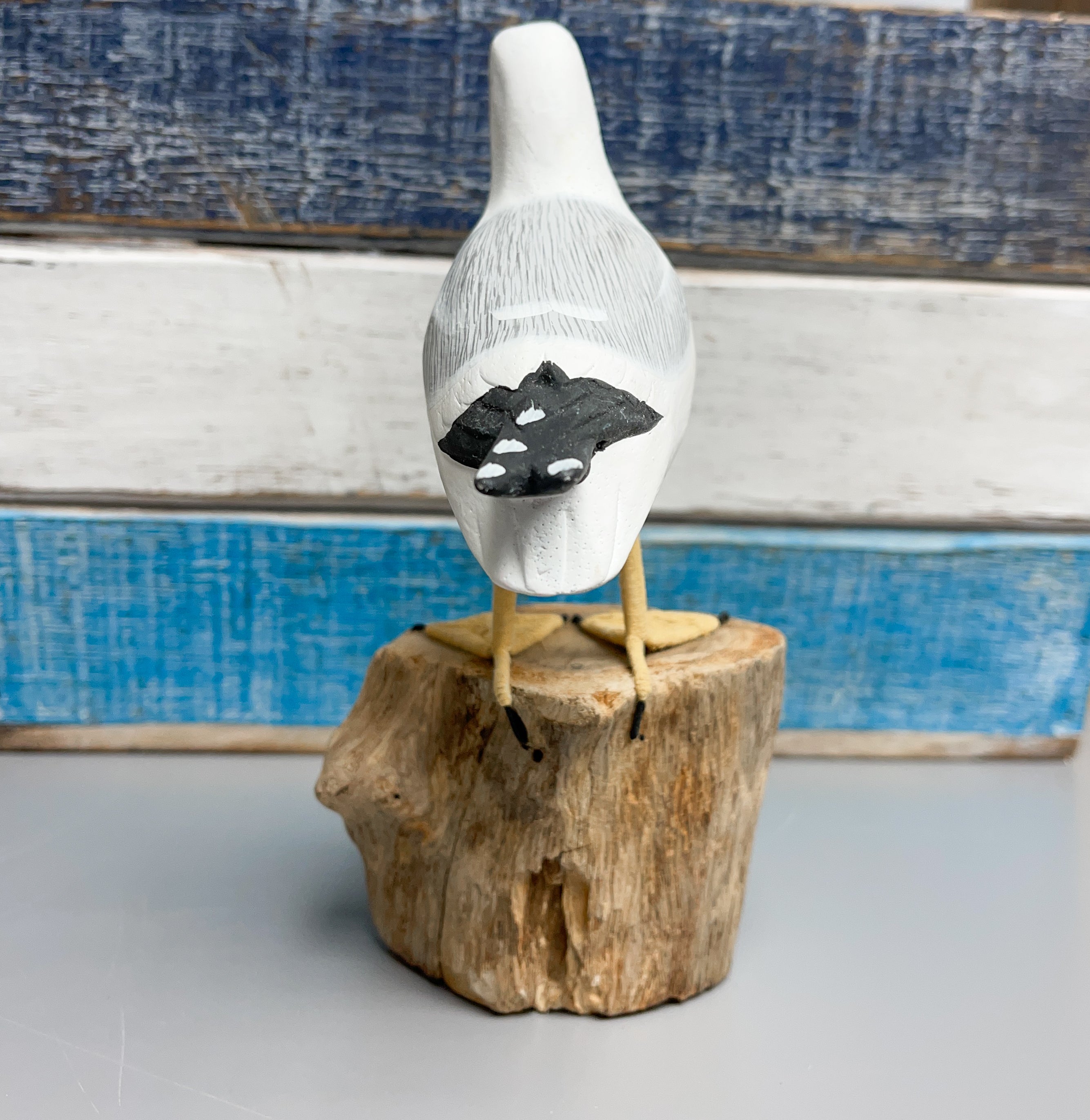 Handpainted Carved Seagull