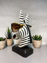 Zebra Glasses Holder Stand