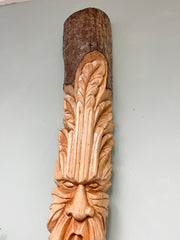 Green Man Half Log - 100cm