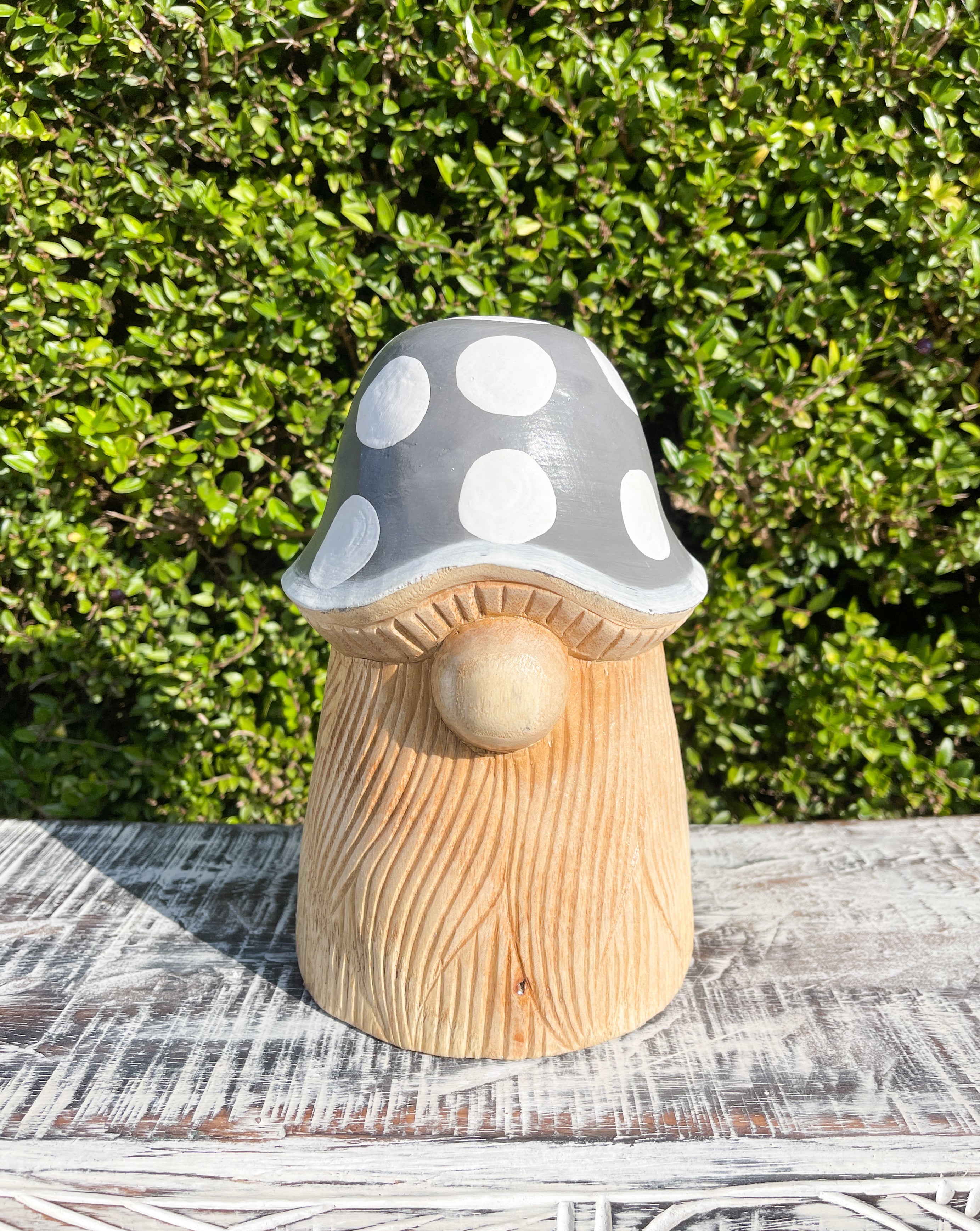 Wooden Gonk Garden Gnome Handmade - 20cm