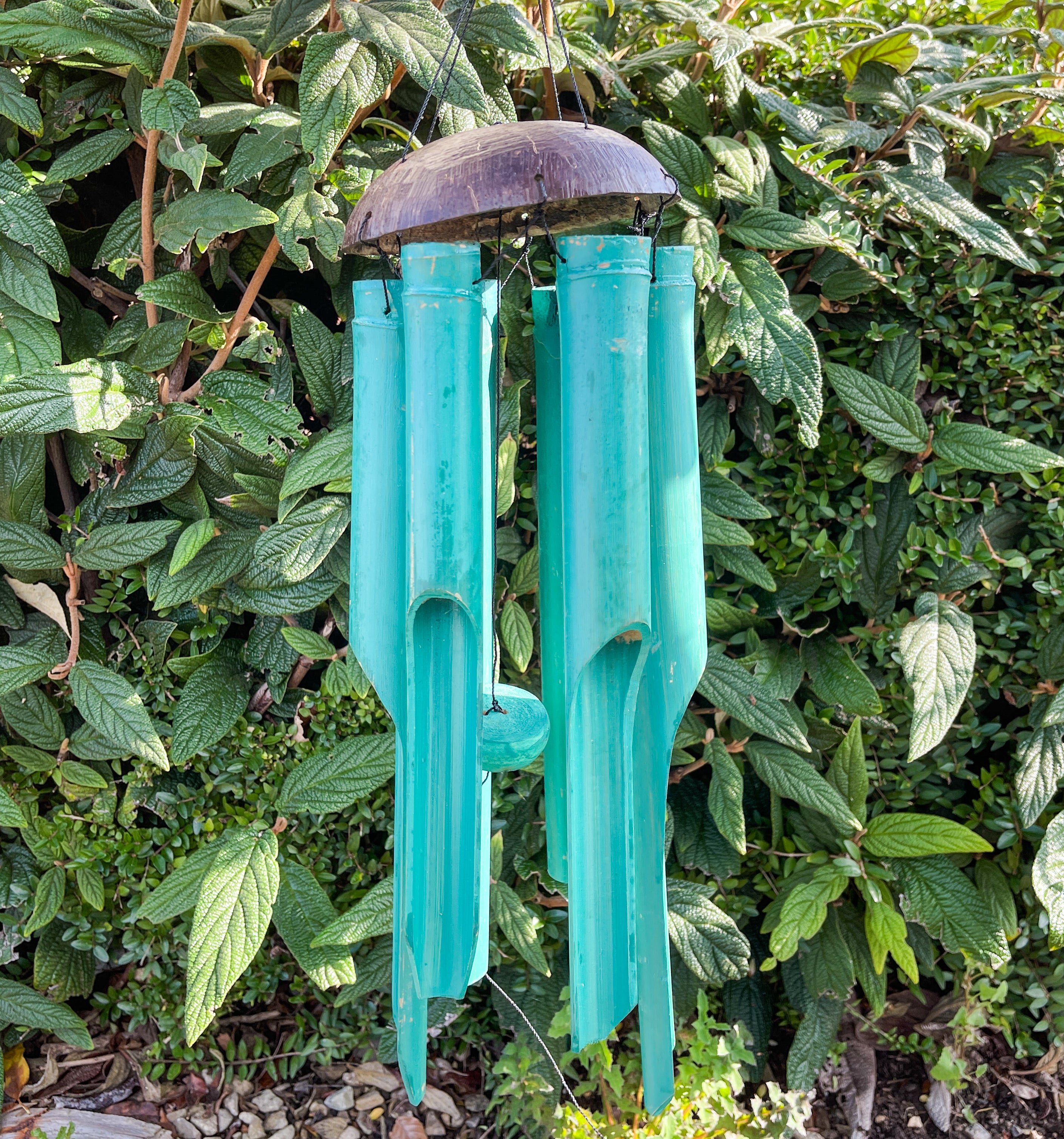 Green Bamboo Windchime