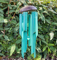 Green Bamboo Windchime