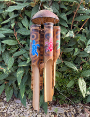 Turtle Design Bamboo Wind Chime