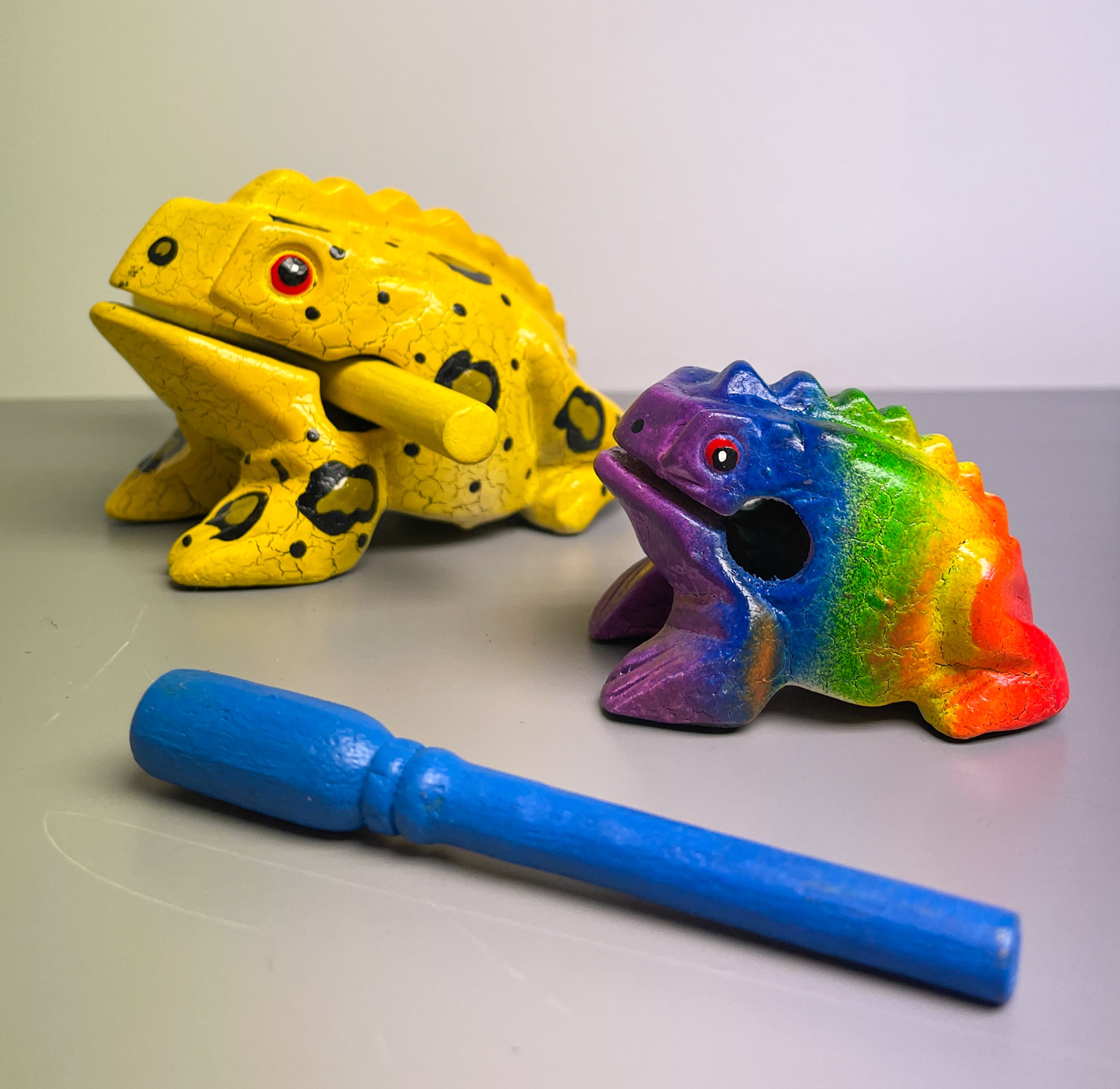 Frog Guiro Coloured - Various Sizes