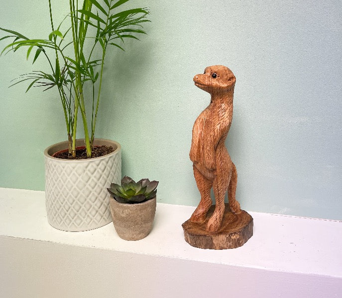 Wooden Meerkat