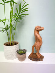 Wooden Meerkat