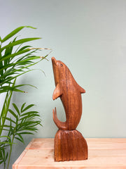 Wooden Single Dolphin