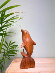 Wooden Single Dolphin