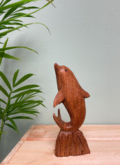 Wooden Single Dolphin