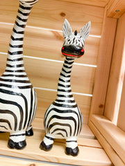 Round Zebra Statue