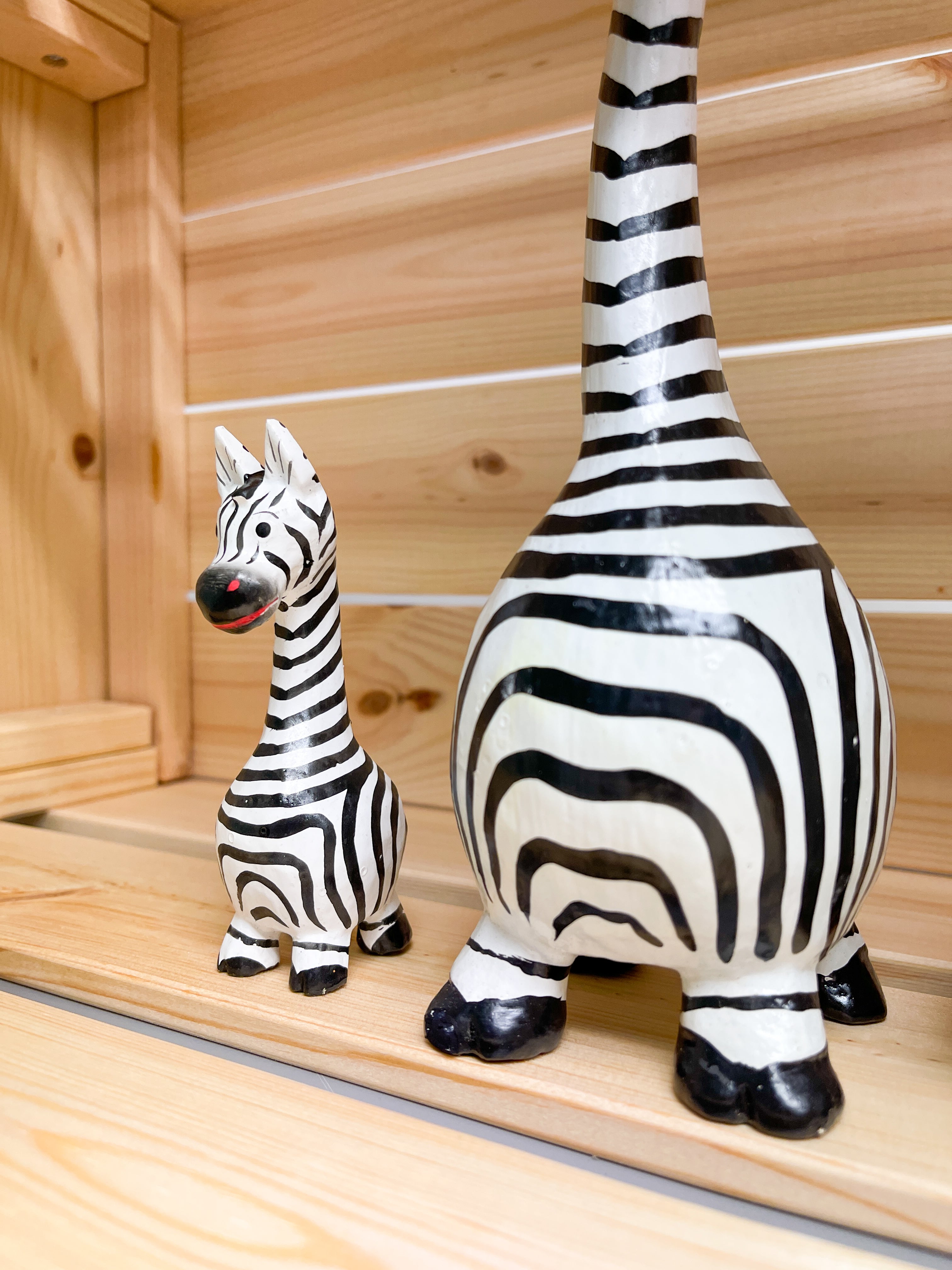 Round Zebra Statue