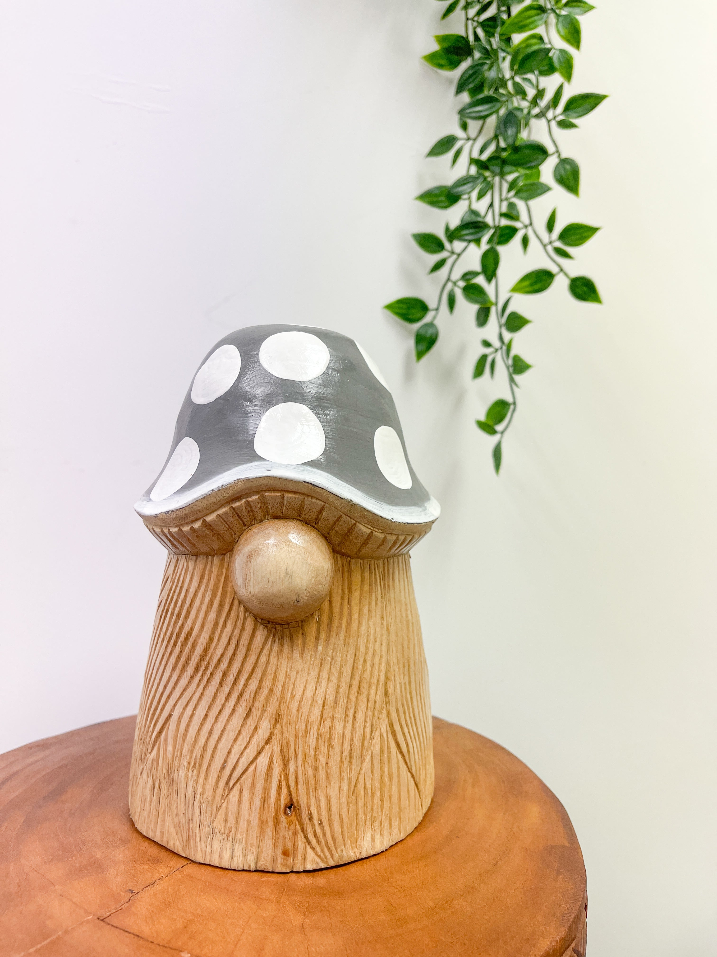 Wooden Gonk Garden Gnome Handmade - 20cm