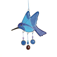 Humming Bird Suncatcher - Blue