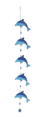 5 Dolphin Suncatcher - Blue