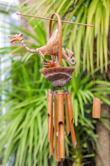 Coconut Bamboo Dragon Chime