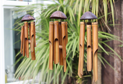 Natural Bamboo Wind Chime - Various Sizes