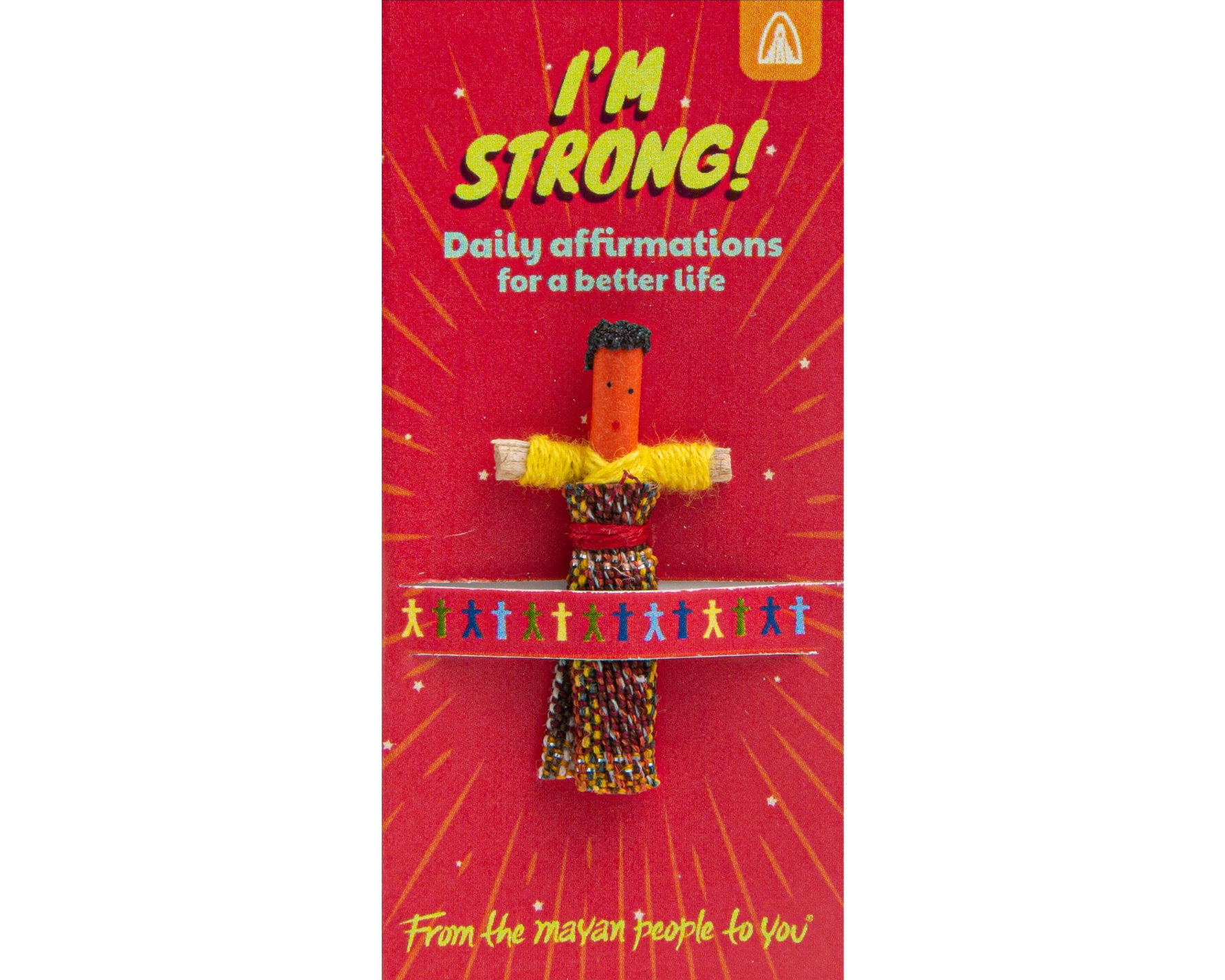 Personalised Worry Self Affirmations Mini Dolls