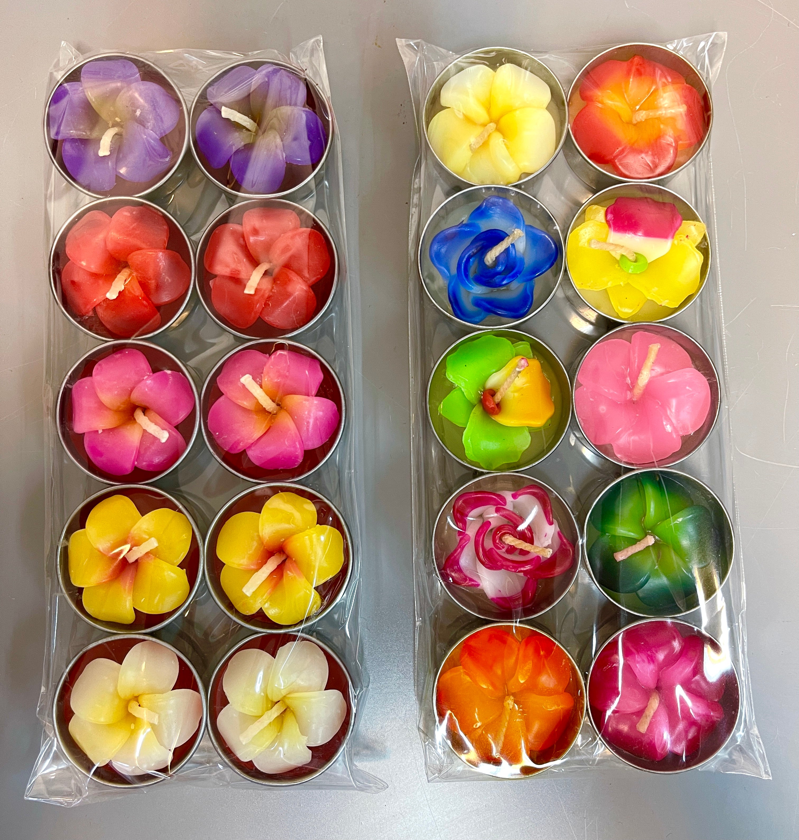 Thai Lotus Candles - Pack of 10