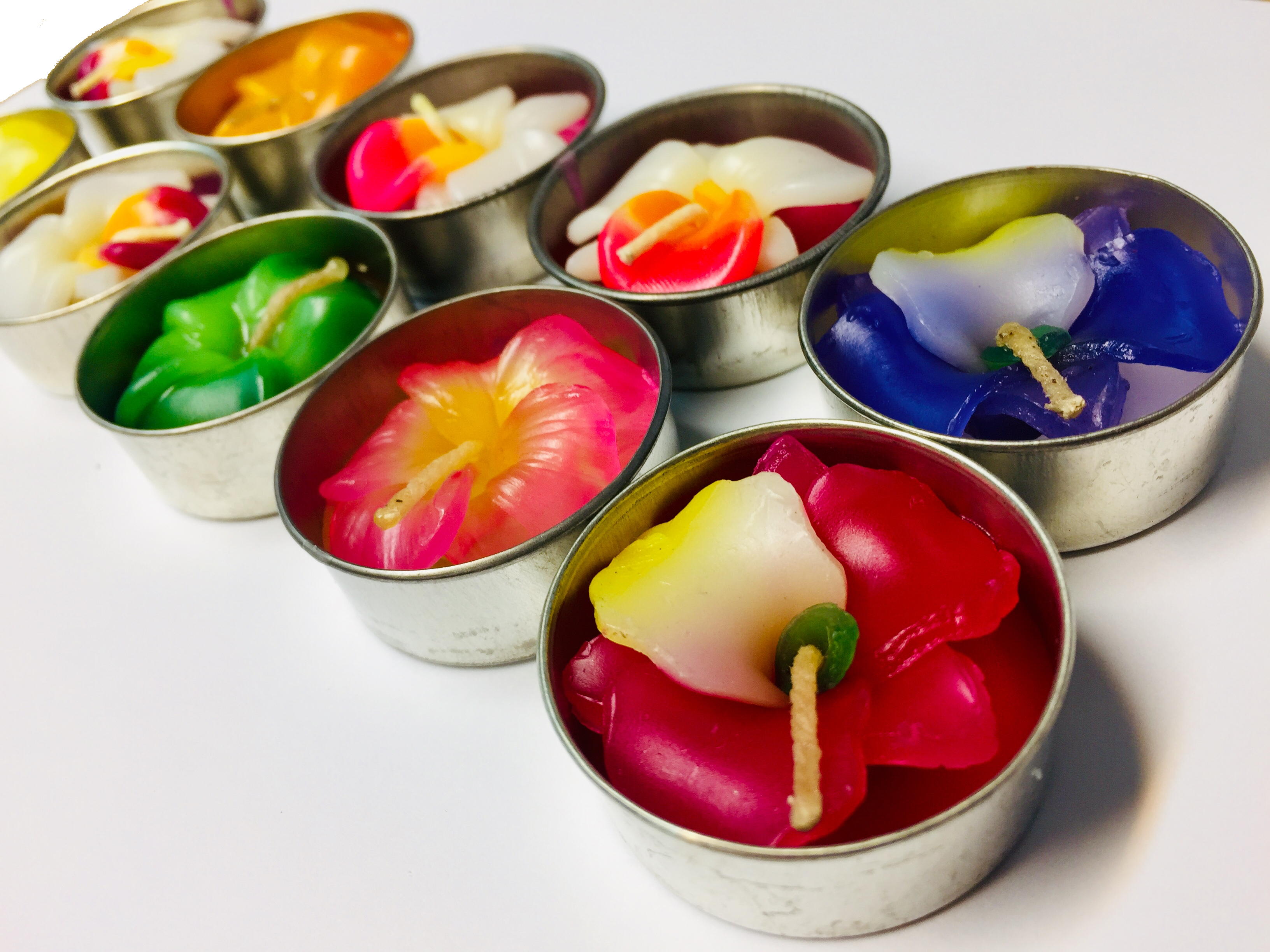 Thai Lotus Candles - Pack of 10