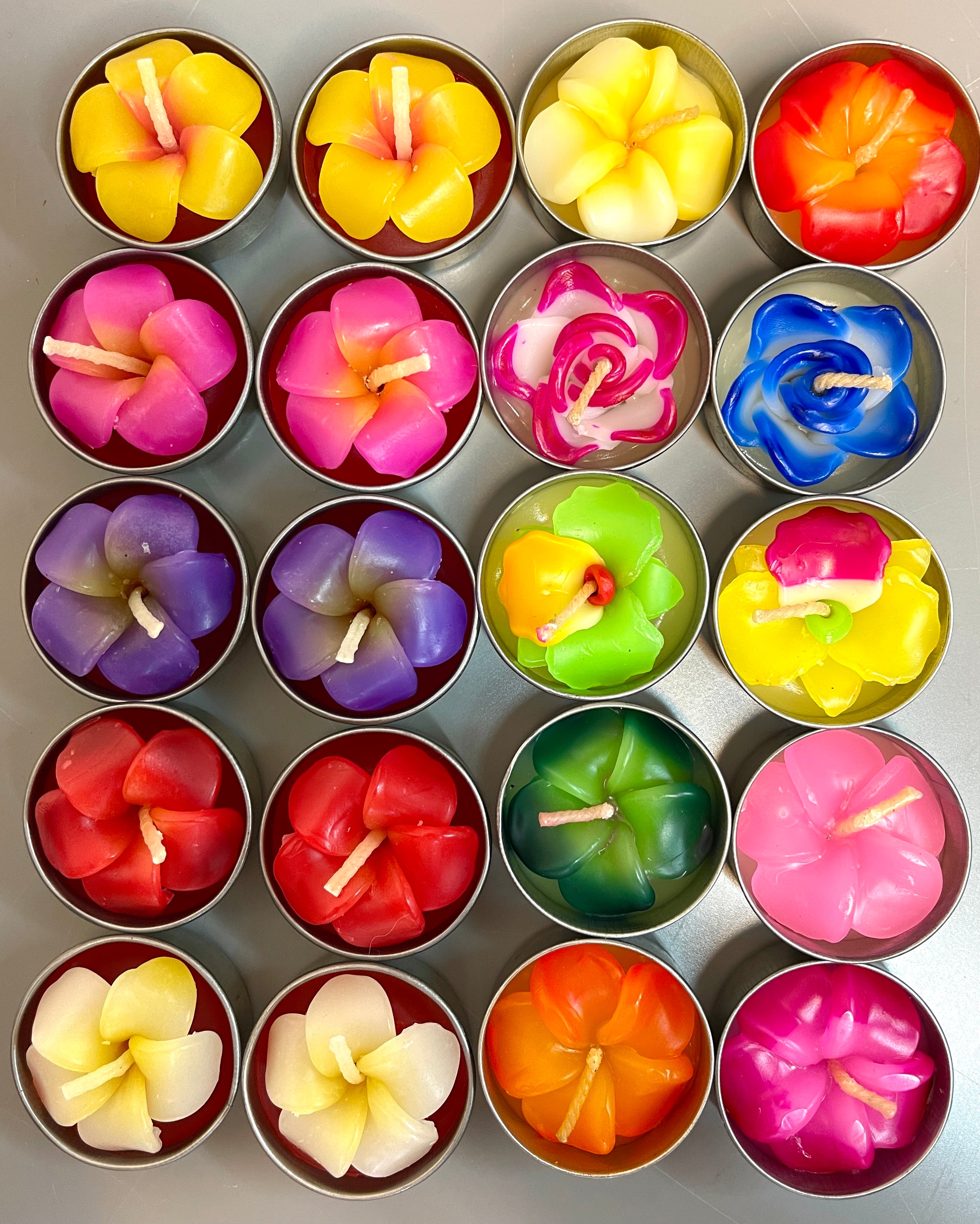 Thai Lotus Candles - Pack of 10