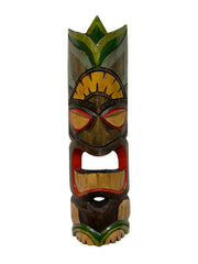 Tiki Mask - Brown/Green/Yellow