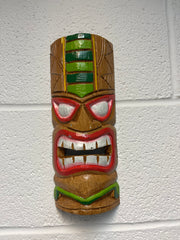 Tiki Mask - Natural/Yellow/Green/Red