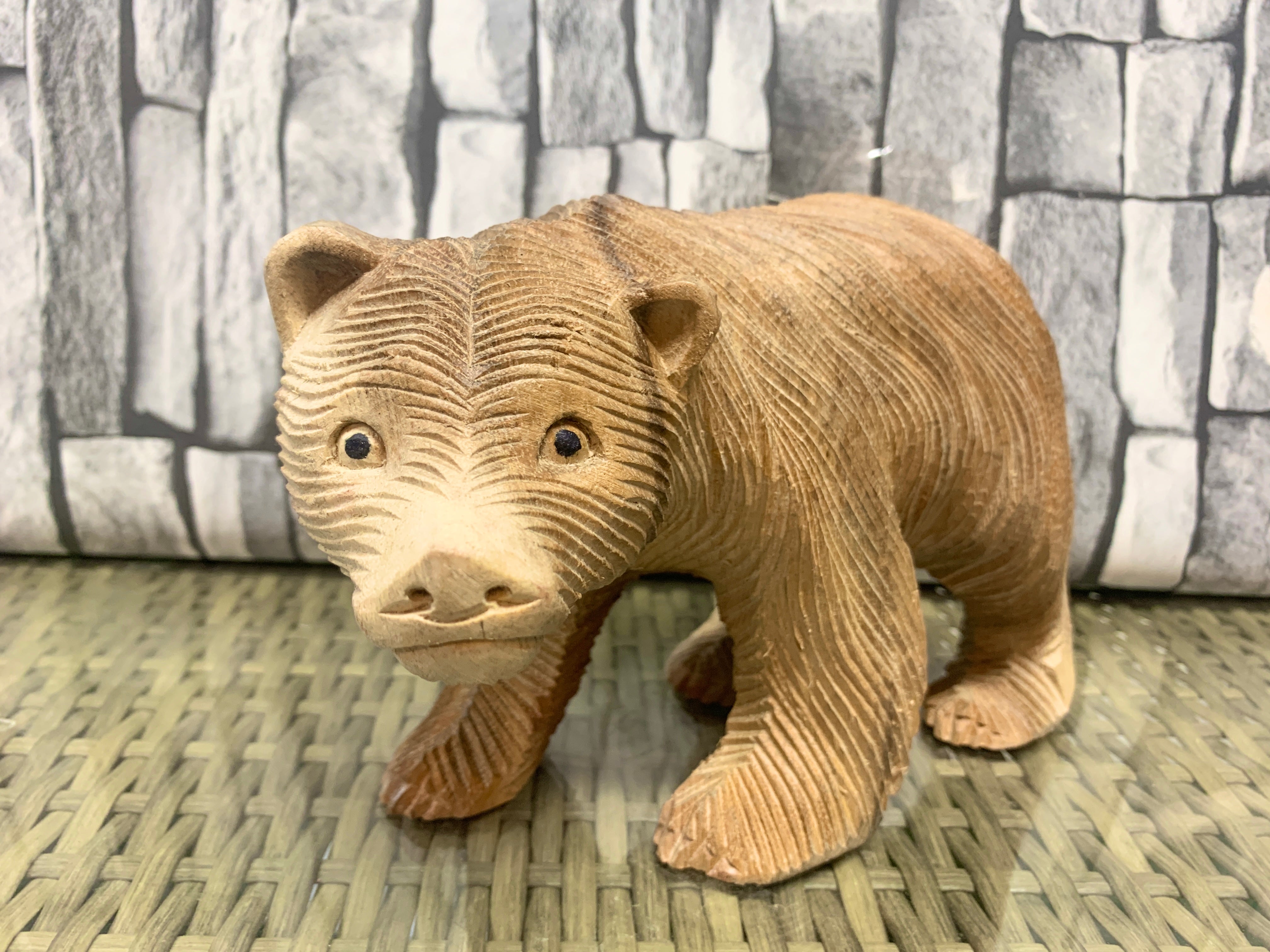 Carved Wooden Bears - Various Sizes