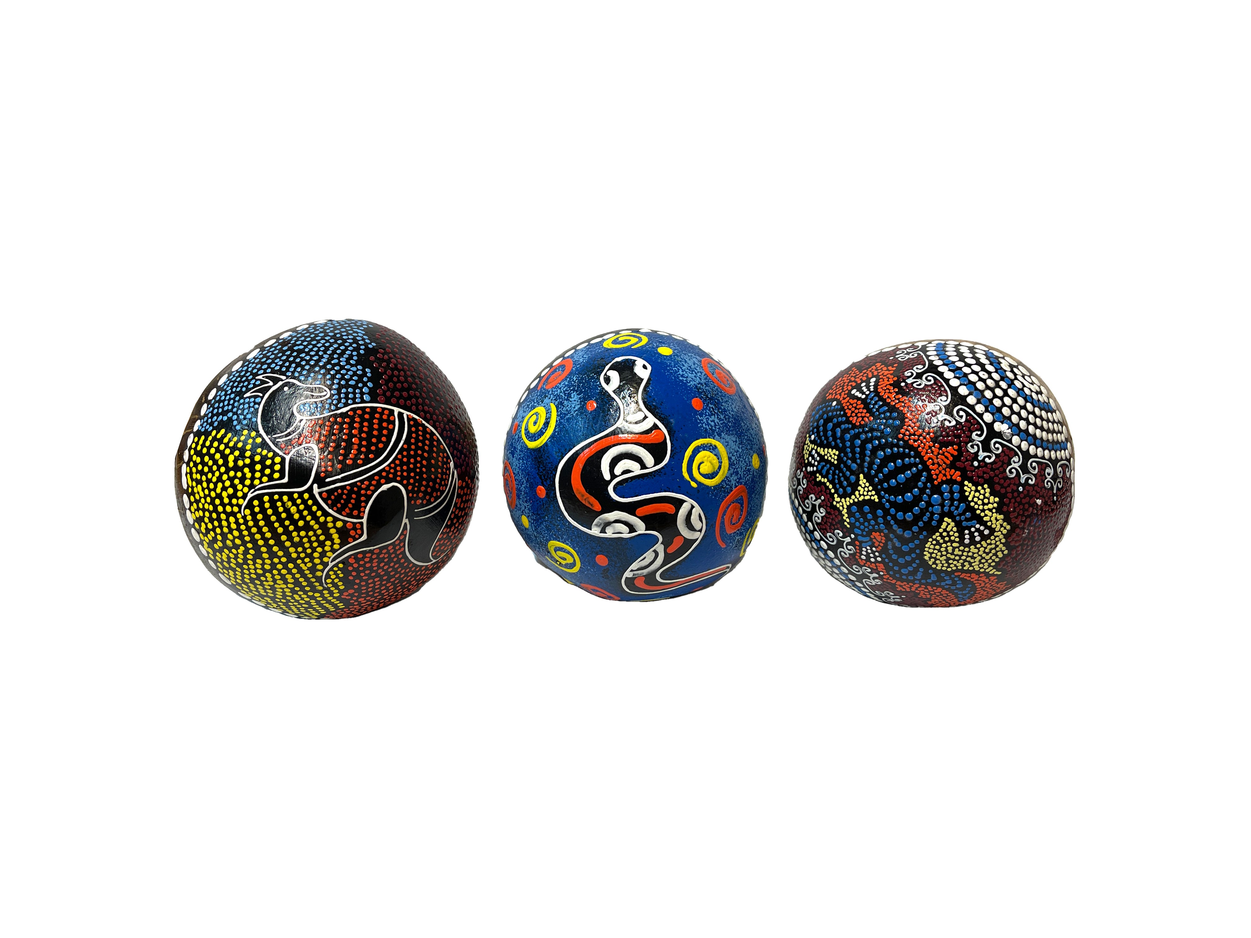 Dot Painted Maracas - Assorted Animal Designs