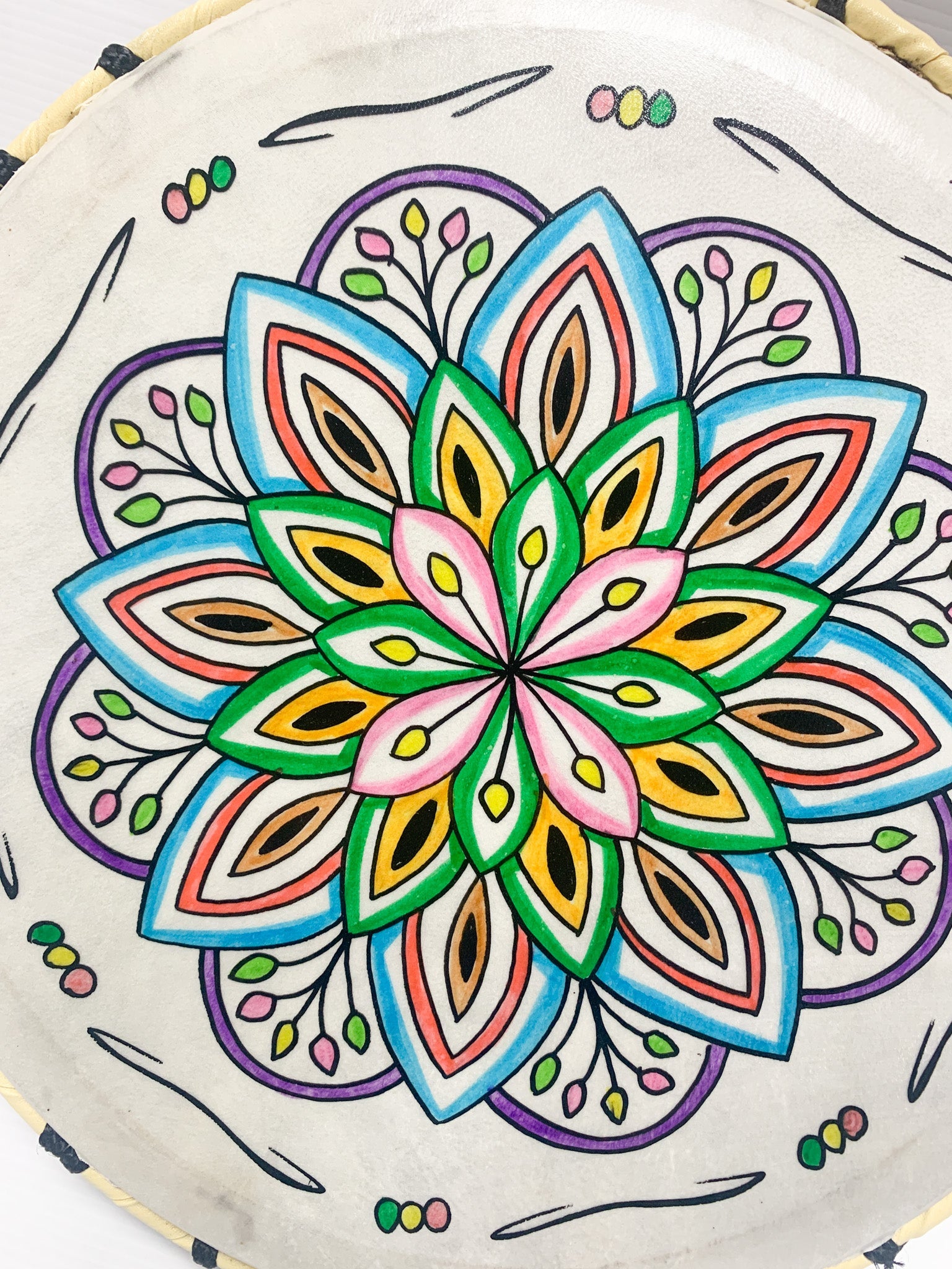 Shamanic Drum Mandala Design - Various Sizes