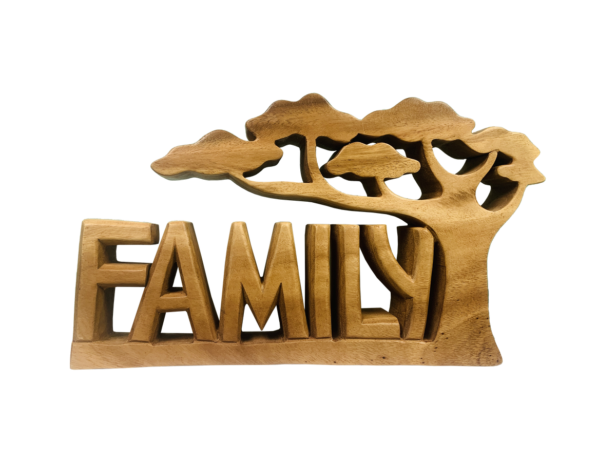 Family Wooden Carving