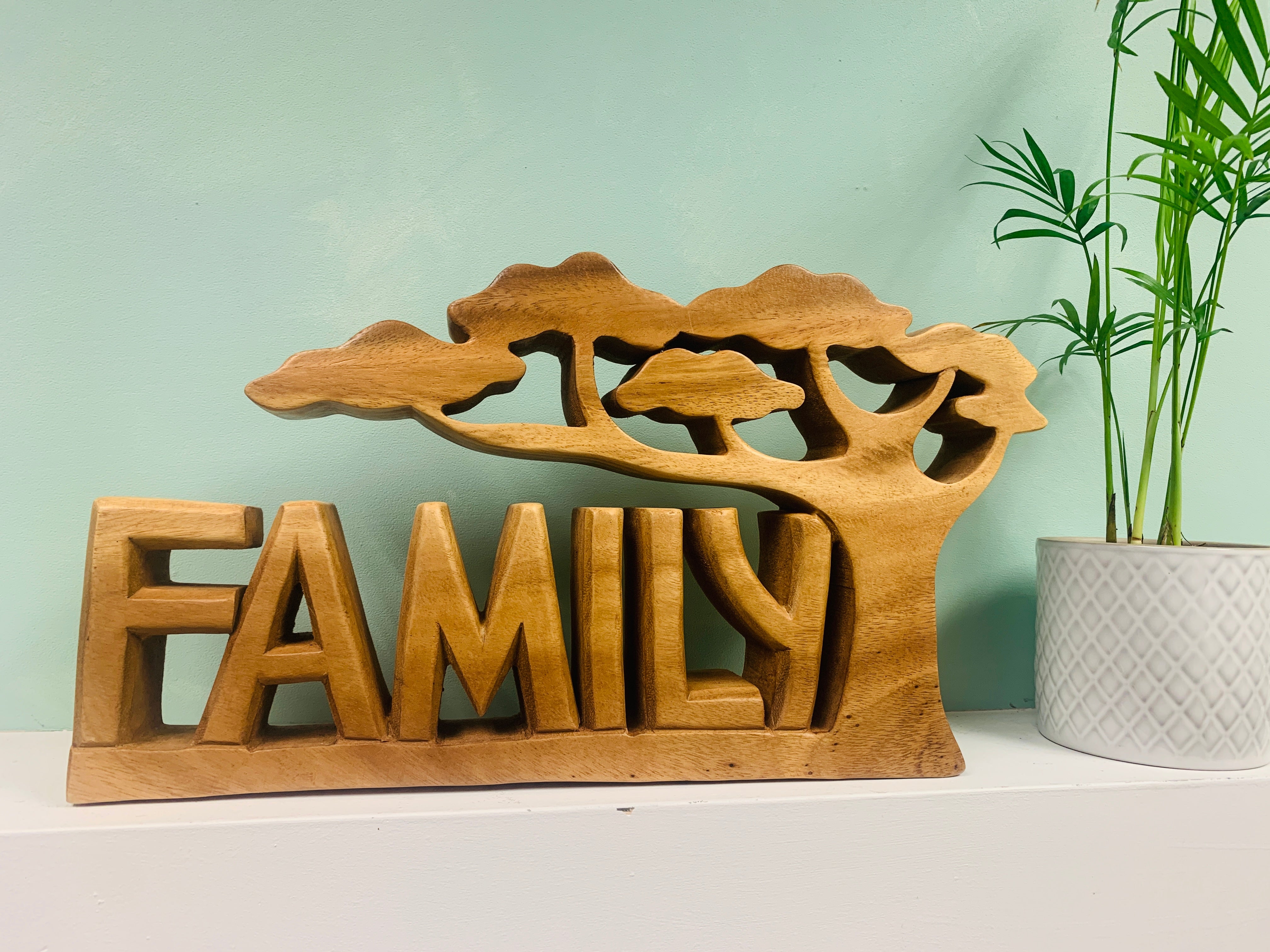 Family Wooden Carving