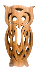 Owl Wooden Carving