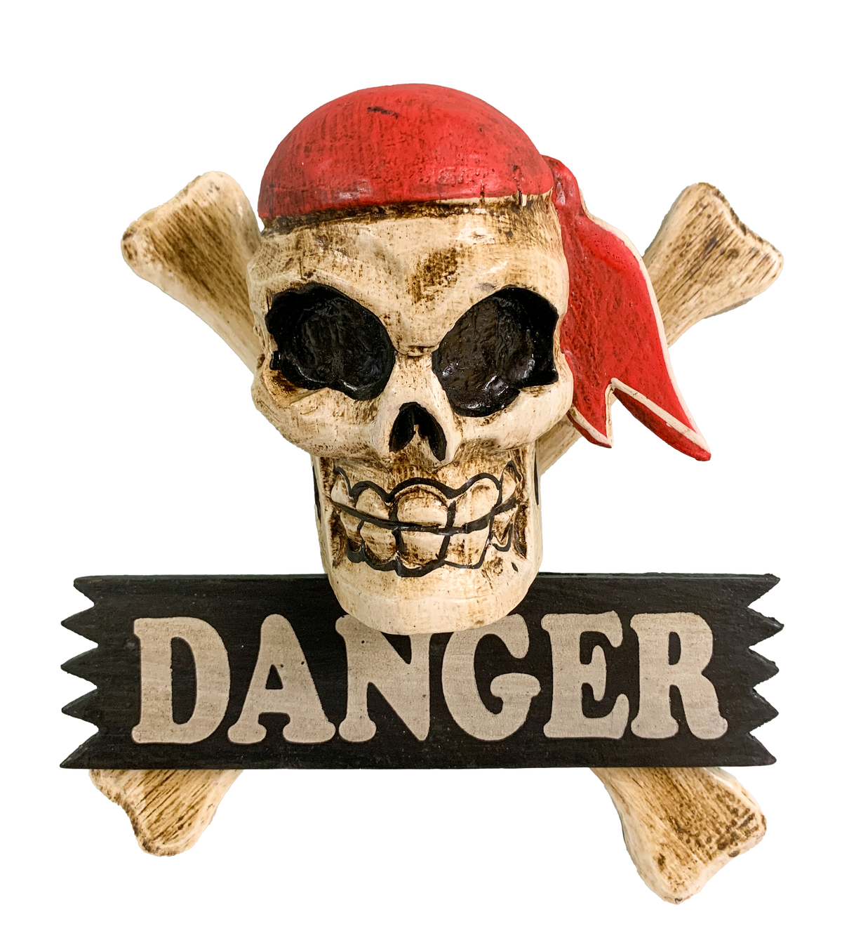 Wooden Pirate Sign - Danger
