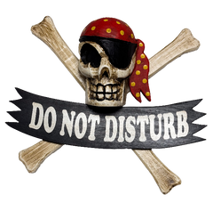 Wood Pirates Sign - Do Not Disturb 40cm