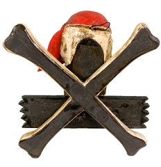Wood Pirates Sign Boys Only 20cm