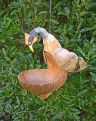 Coconut Bird Feeder - Chicken