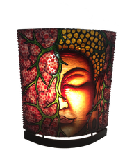 Resin Lamp - Oval Half Buddha Face